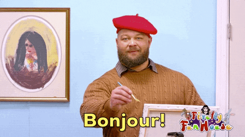 bonjour gif